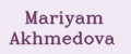 Mariyam Akhmedova