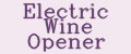 Electric Wine Opener