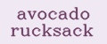 avocado rucksack
