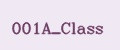 001A_Class