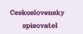 Ceskoslovensky spisovatel