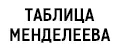 Таблица Менделеева