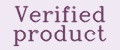 Verified product