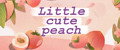Little cute peach