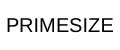 PRIMESIZE