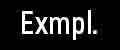Exmpl.