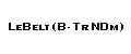LeBelt"B-TrNDm"