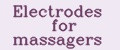 Electrodes for massagers