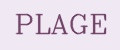PLAGE