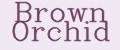 BROWN ORCHID