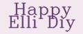Happy Elli Diy