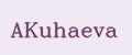 AKuhaeva