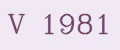 V 1981