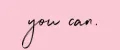 You can.