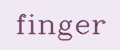 finger