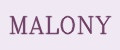 MALONY