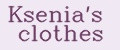 Ksenia's clothes