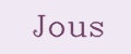 Jous