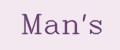 Man's