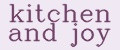 kitchen and joy