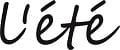 L'ete