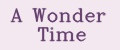 A Wonder Time