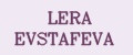 LERA EVSTAFEVA