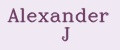 Alexander J