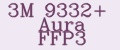 3М 9332+ Aura FFP3