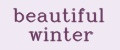 beautiful winter