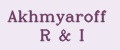 Akhmyaroff R&I