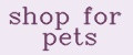 shop for pets