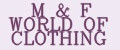 Аналитика бренда M&F WORLD OF CLOTHING на Wildberries