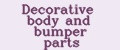 Аналитика бренда Decorative body and bumper parts на Wildberries