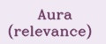 Aura (relevance)