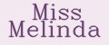 Miss Melinda