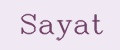 Sayat